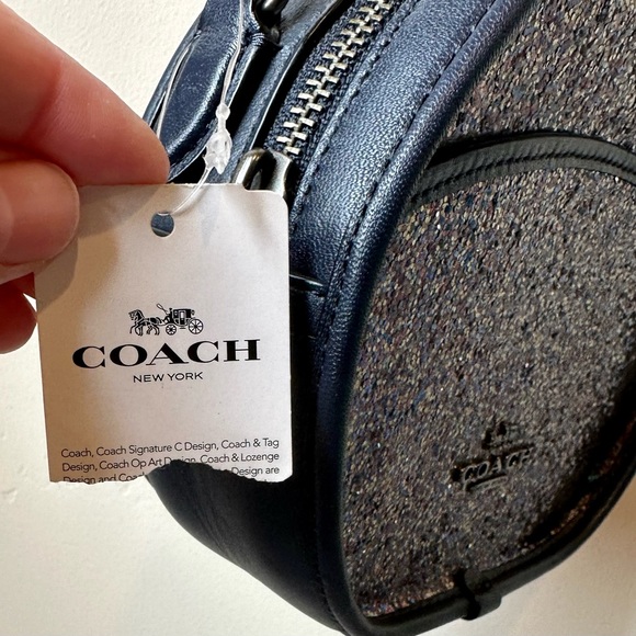 Brand New Coach Sparkly Crossbody WITH Matching Slim Card Holder - Picture 8 of 14